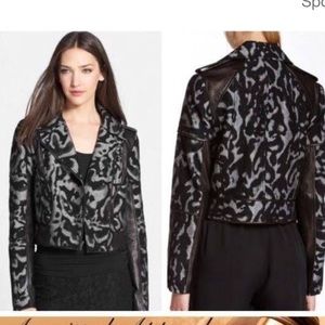NWT Diane Von Furstenberg moto jacket size 10